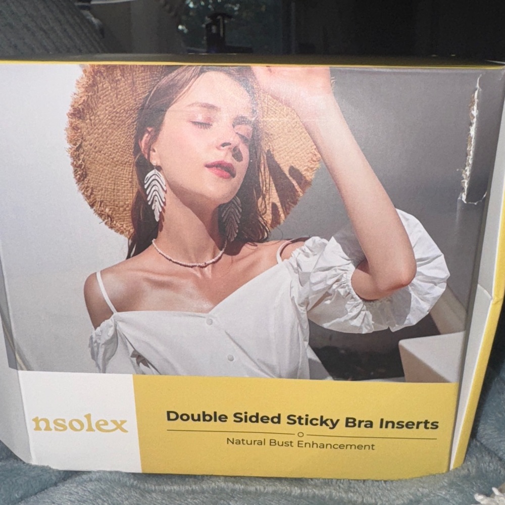 Double Sided Sticky Bra Inserts - Cream